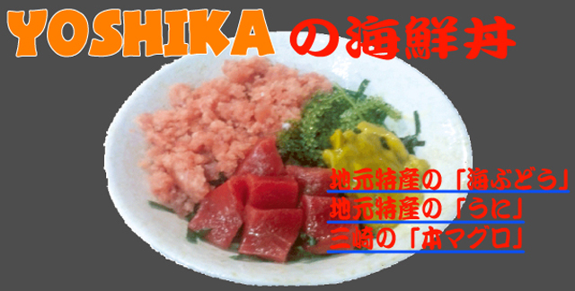 YOSHIKAの海鮮丼